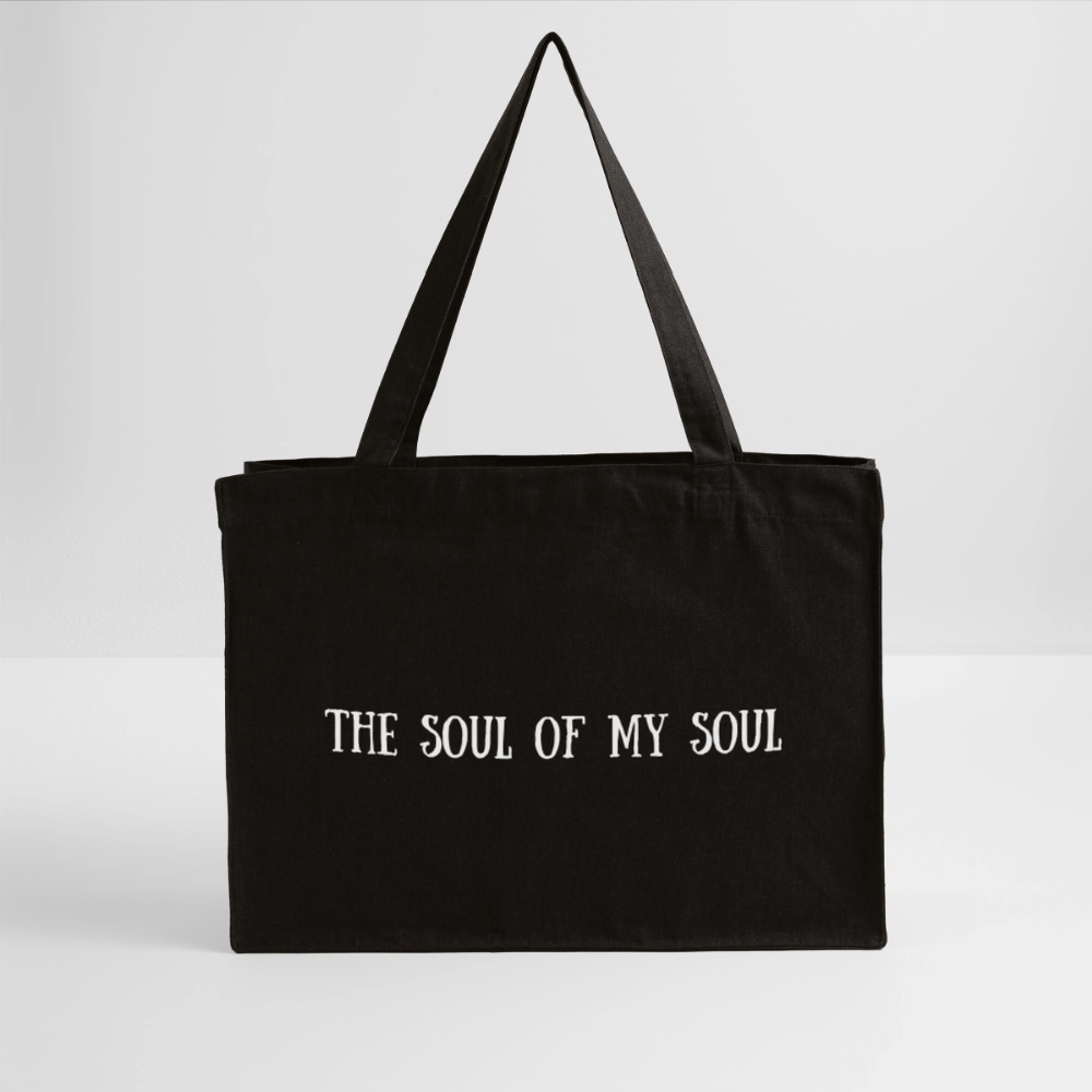 The Soul of my Soul - Schwarze Shopper Tasche - Schwarz