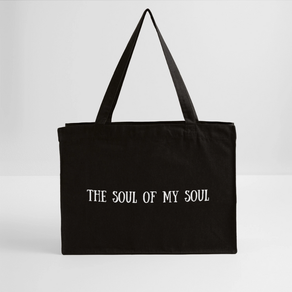 The Soul of my Soul - Schwarze Shopper Tasche - Schwarz