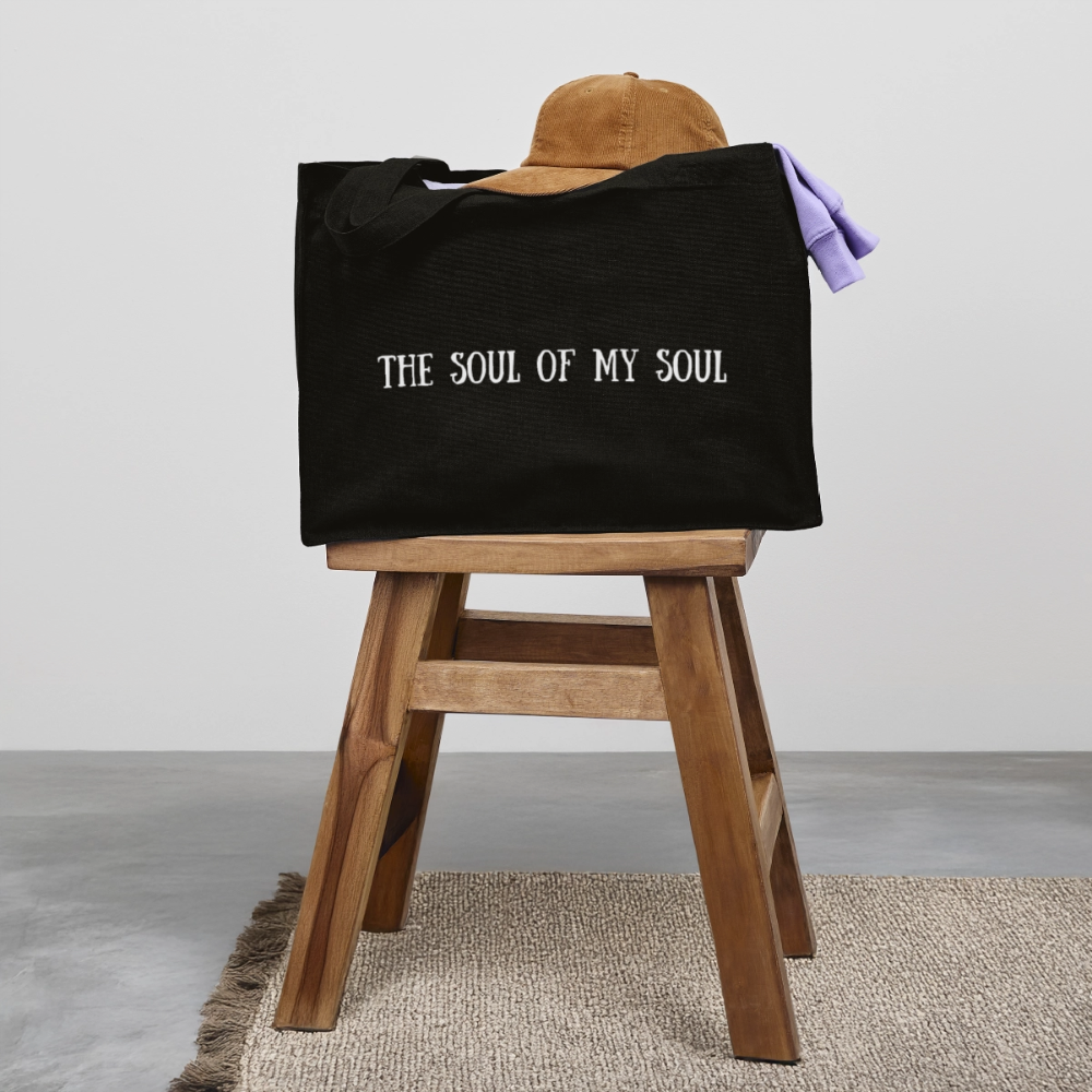 The Soul of my Soul - Schwarze Shopper Tasche - Schwarz
