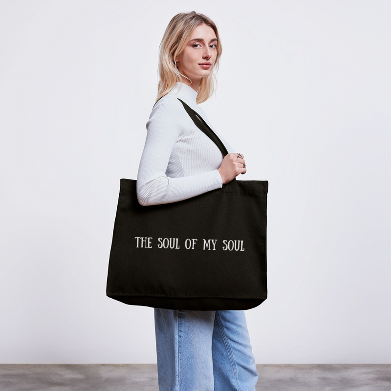 The Soul of my Soul - Schwarze Shopper Tasche - Schwarz